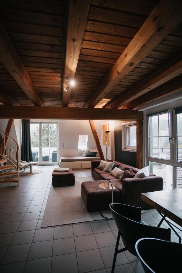 Eigenes Maisonettehaus In Idyllischer Lage Mit Balkon, Nahe Messe, 24H Self-Check In, Gratis Parken Швабах Екстер'єр фото