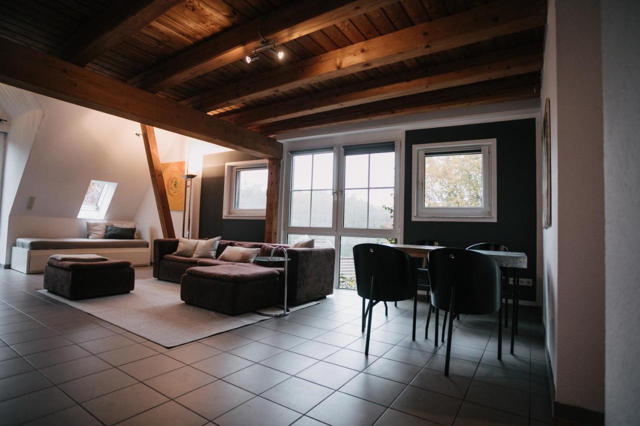 Eigenes Maisonettehaus In Idyllischer Lage Mit Balkon, Nahe Messe, 24H Self-Check In, Gratis Parken Швабах Екстер'єр фото