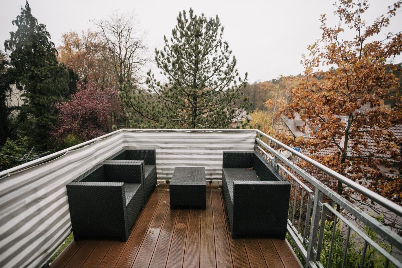 Eigenes Maisonettehaus In Idyllischer Lage Mit Balkon, Nahe Messe, 24H Self-Check In, Gratis Parken Швабах Екстер'єр фото