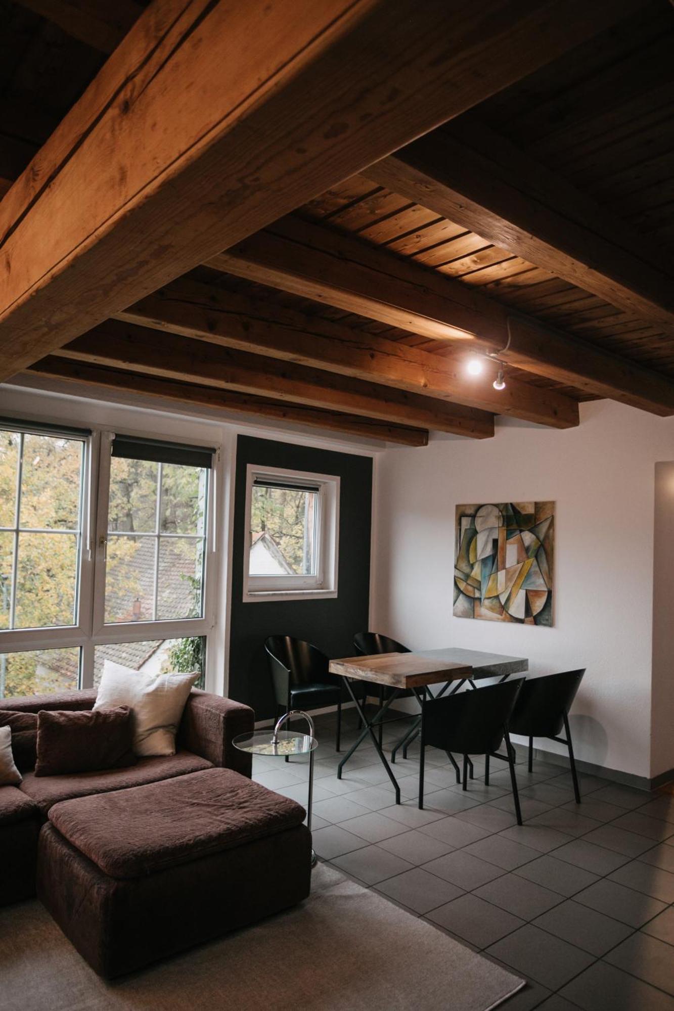 Eigenes Maisonettehaus In Idyllischer Lage Mit Balkon, Nahe Messe, 24H Self-Check In, Gratis Parken Швабах Екстер'єр фото